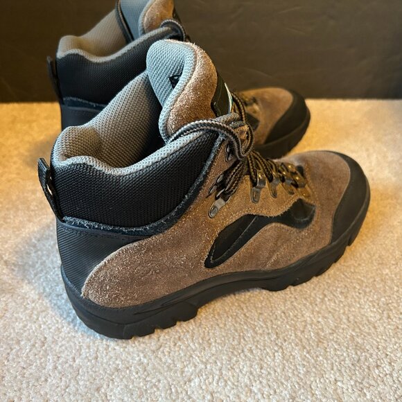 Mt Everest Sierra Suede Leather Hiking Boots Unisex W10 M8 Brown 4027935 - Picture 3 of 10